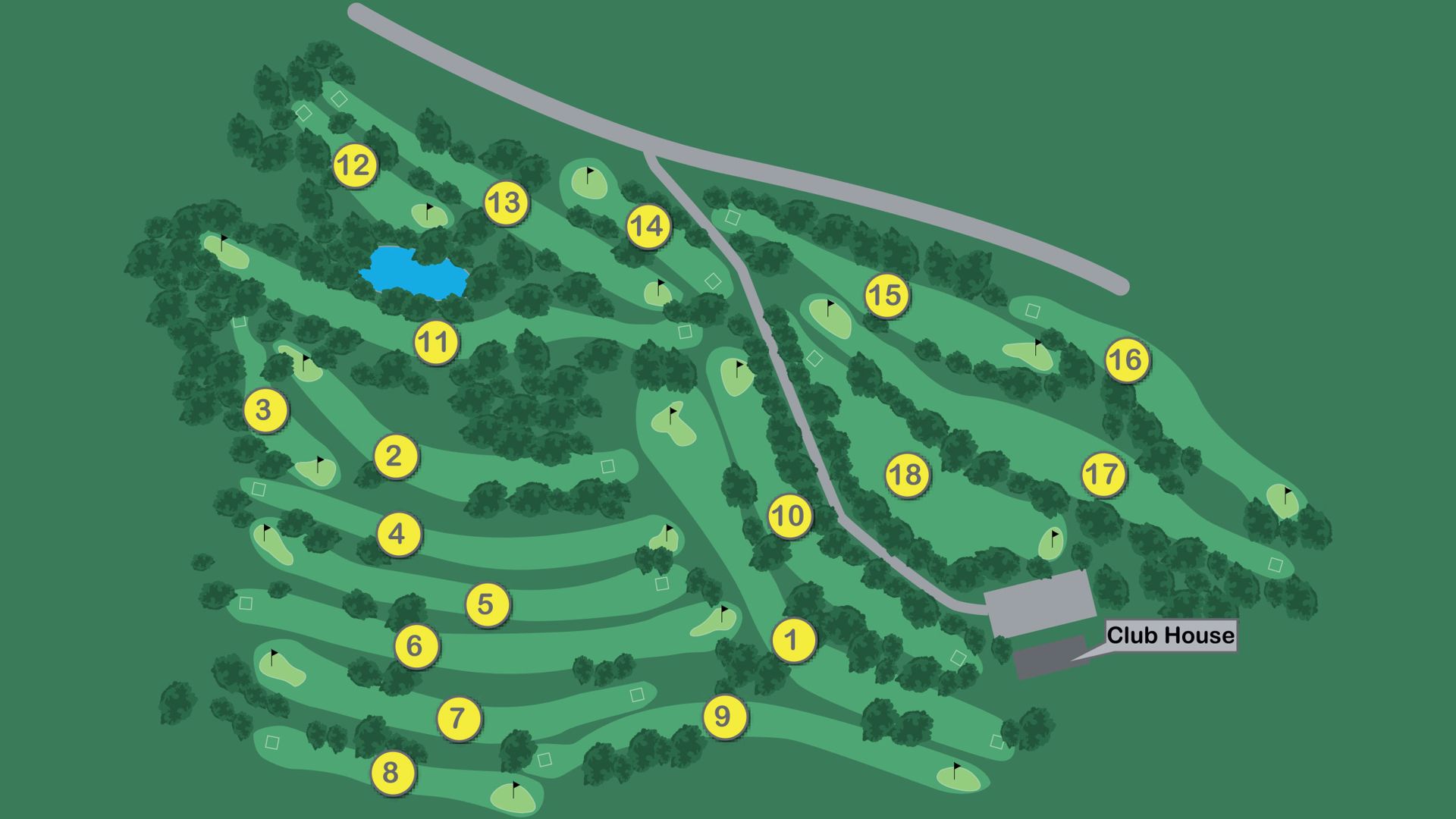 Crookhill Park Golf Course Map And Facilities